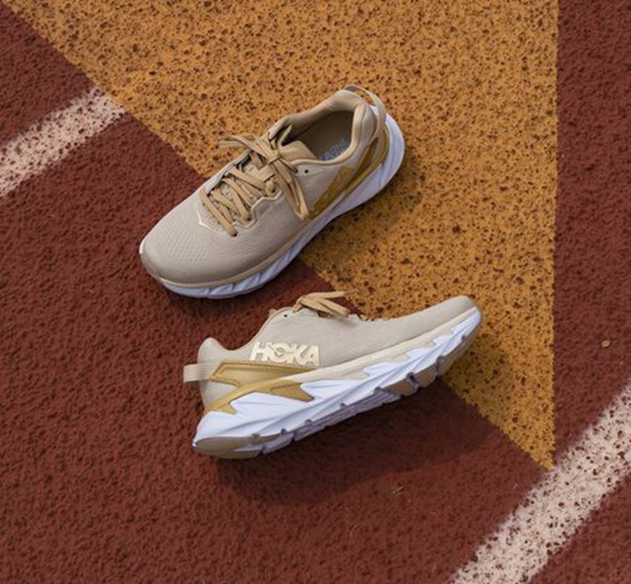 Hoka one one beige best sale